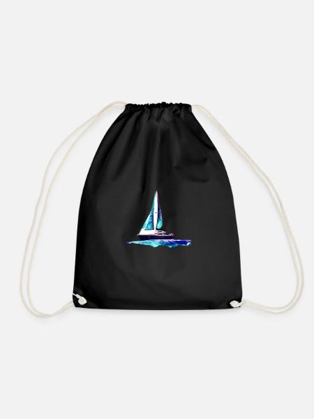 voilier voilier voilier voilier voilier voilier - Sac de sport léger - noir