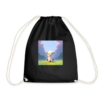 BABY COW - Drawstring Bag - black - Front