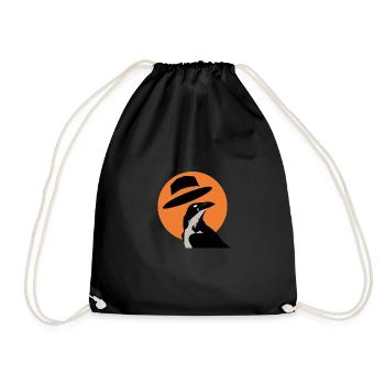 Corneille fraîche - Sac de sport léger - noir - Devant