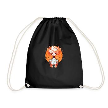 Sun Women #2 - Drawstring Bag - black - Front