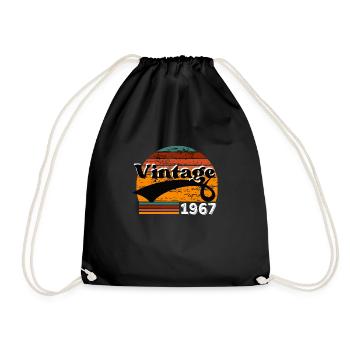 Vintage 1967 - Sac de sport léger - noir - Devant