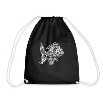Pêche au poisson Pêche en mer - Sac de sport léger - noir - Devant