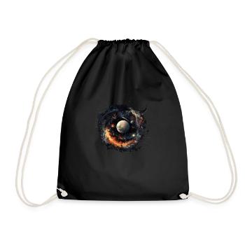 Universe - Drawstring Bag - black - Front