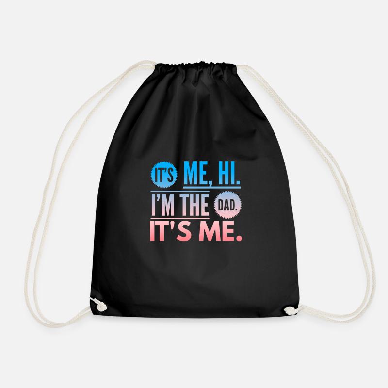 c’est moi salut je suis le papa c’est moi - Sac de sport léger - noir