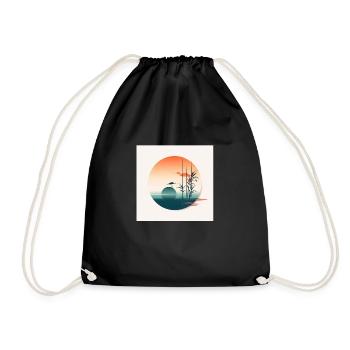 Minimalist Summer - Sac de sport léger - noir - Devant