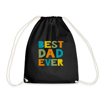 Meilleur père de tous les temps - Sac de sport léger - noir - Devant