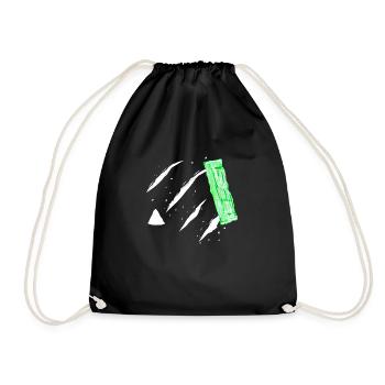 Je consomme - Sac de sport léger - noir - Devant
