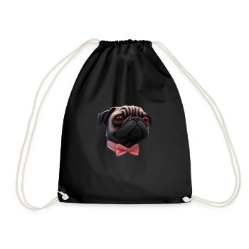 Chiens bouledogue Propriétaires de chiens Propriétaires de chiens - Sac de sport léger - noir - Devant