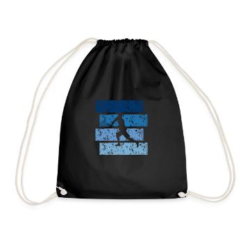 Tennis cadeau Vintage - Sac de sport léger - noir - Devant