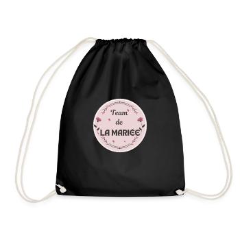 team de la Mariée - Sac de sport léger - noir - Devant