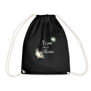 team de la Mariée - Sac de sport léger - noir - Devant