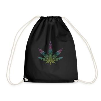 Cannabis - Sac de sport léger - noir - Devant