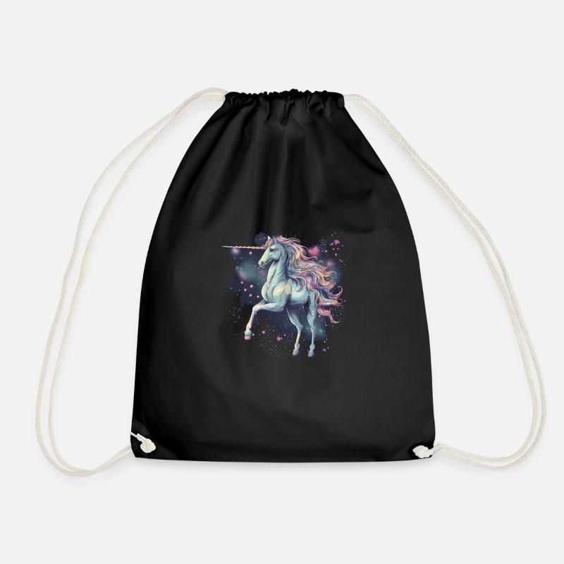 Licorne - Sac de sport léger - noir