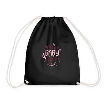 Its a Baby Girl - Turnbeutel - Schwarz - Vorne