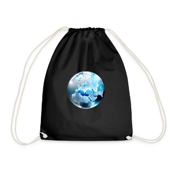 Crystal Earth - Turnbeutel - Schwarz - Vorne