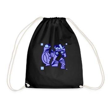 Statut. Vérité cachée de l’expression de soi - Sac de sport léger - noir - Devant