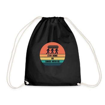 Danse Musique de danse - Sac de sport léger - noir - Devant