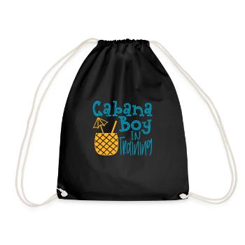 Cabana Boy in Training - Turnbeutel - Schwarz - Vorne