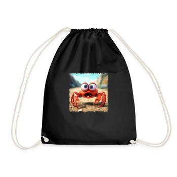 Crabe fou - Sac de sport léger - noir - Devant