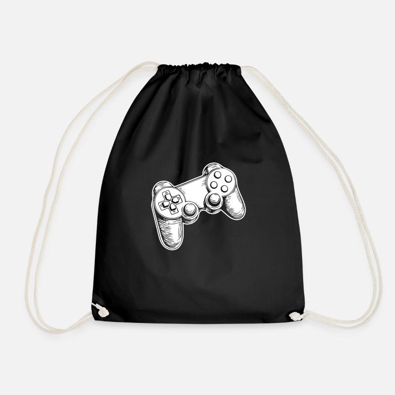 Manette de jeu de jeux vidéo - Sac de sport léger - noir