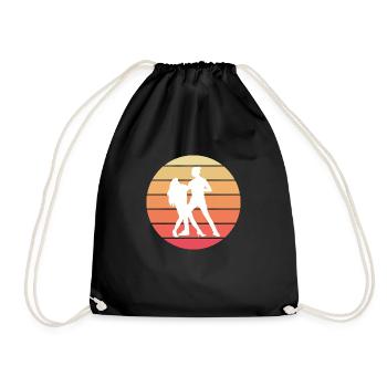 Danse Musique de danse - Sac de sport léger - noir - Devant