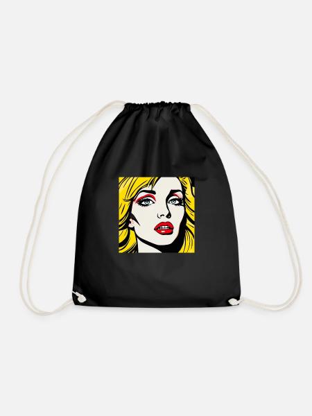 Pop-Art: Ikonen der 80er Classic T-Shirt - Turnbeutel - Schwarz