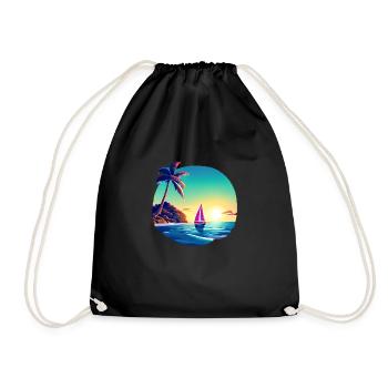 voilier voilier voilier voilier voilier voilier - Sac de sport léger - noir - Devant