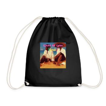 Gimmi your Love - Drawstring Bag - black - Front