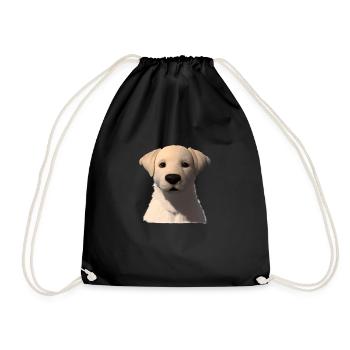 Chiot Golden Retriever Chien Propriétaire Chiens - Sac de sport léger - noir - Devant