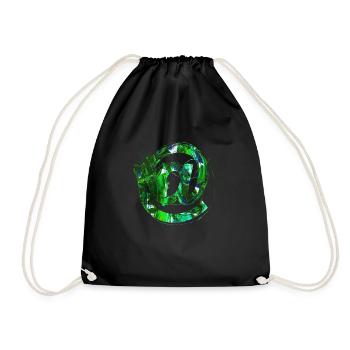 Internet email www drôle de mème grunge tech leters - Sac de sport léger - noir - Devant