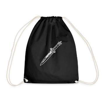 Knife Cutler Knife Lover - Drawstring Bag - black - Front