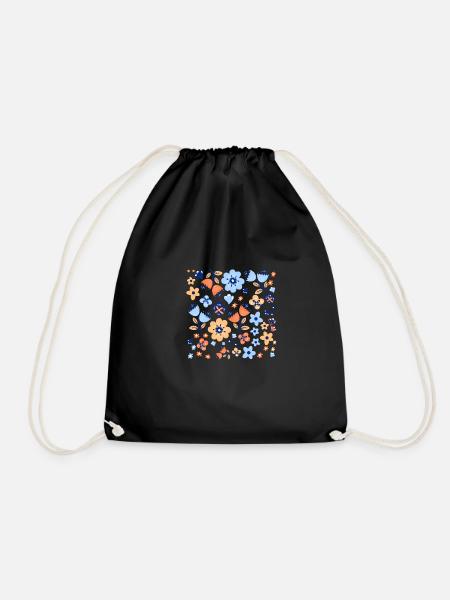 fleurs sauvages-idée cadeau - Sac de sport léger - noir