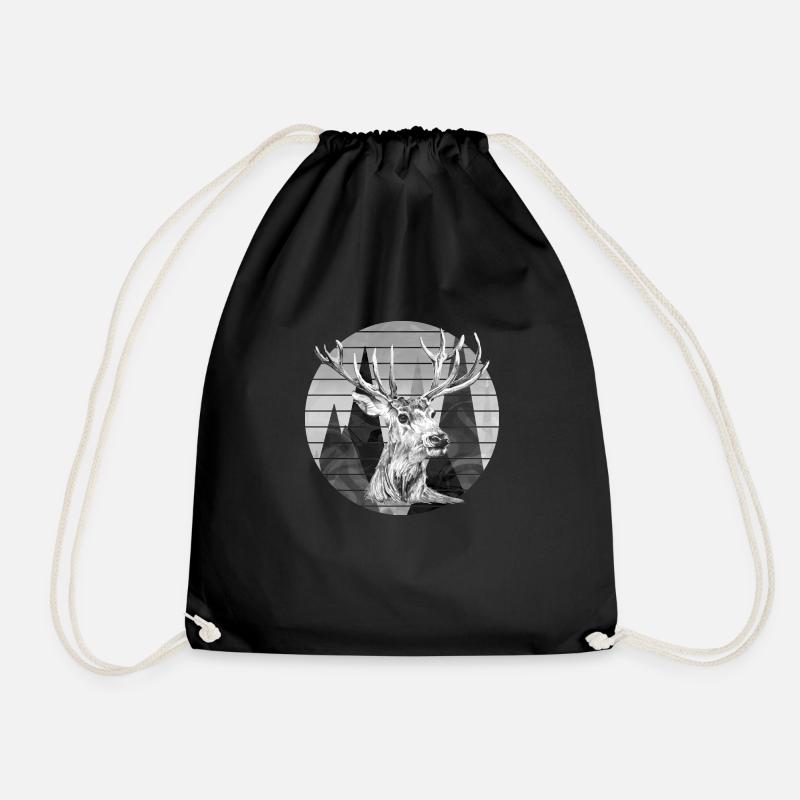 Cerf - Sac de sport léger - noir