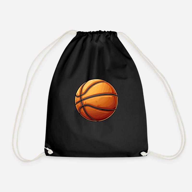 Basketball Motiv - Turnbeutel - Schwarz