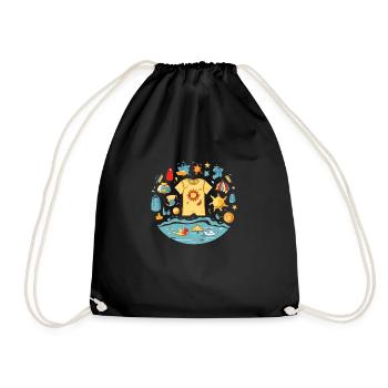 Kit de vacances - Sac de sport léger - noir - Devant