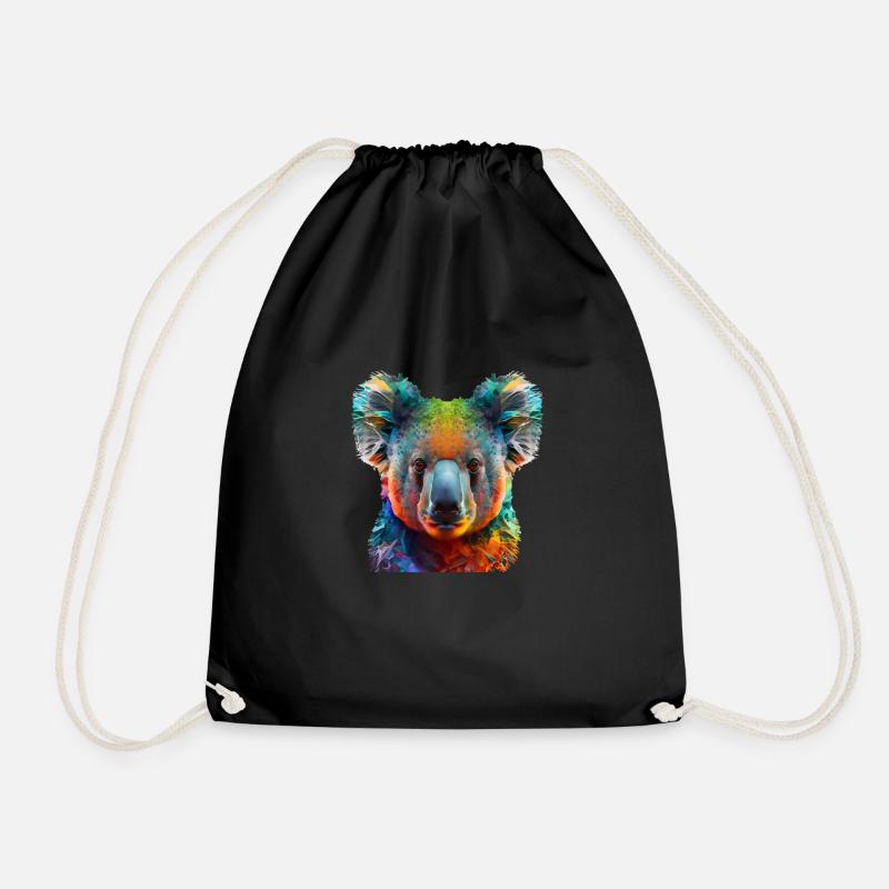 Koala - Turnbeutel - Schwarz