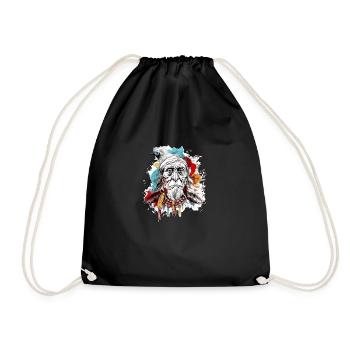 Grandpa Siou - Drawstring Bag - black - Front