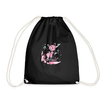 Jok la panthère rose - Sac de sport léger - noir - Devant