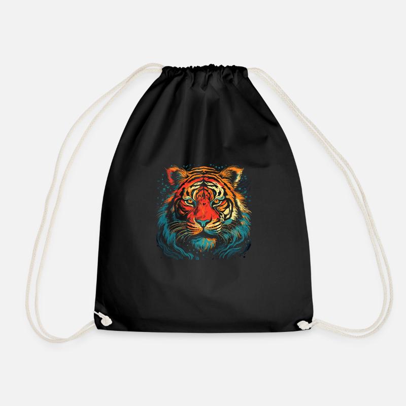 Tiger - Turnbeutel - Schwarz