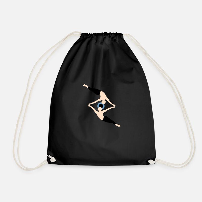 Eye - Drawstring Bag - black