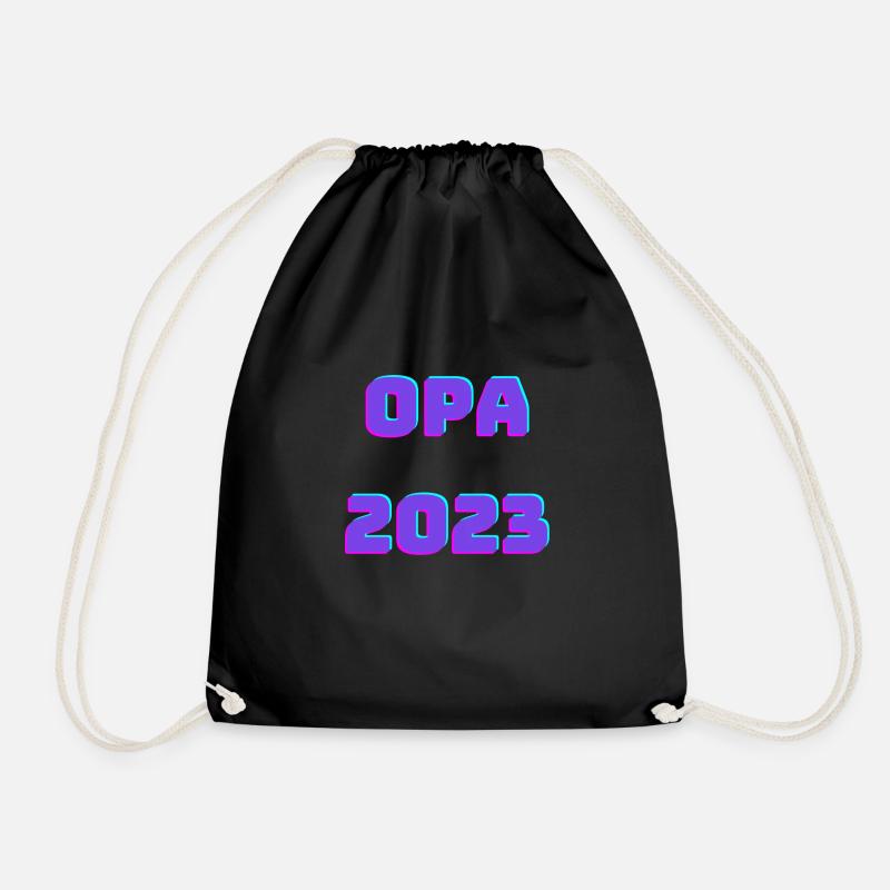Opa 2023 - Turnbeutel - Schwarz