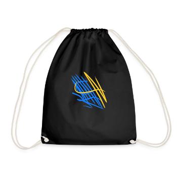 Abstraction ukrainienne - Sac de sport léger - noir - Devant