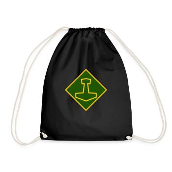 Mjölnir - Sac de sport léger - noir - Devant