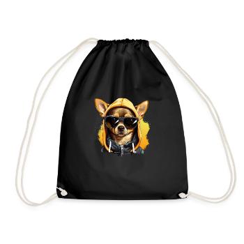 Chihuahua Rule: Governing the Cityscape - Drawstring Bag - black - Front