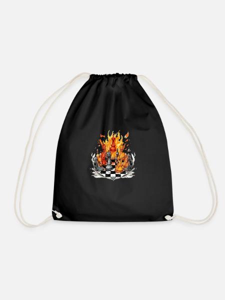 Staatskasse in Flammen - Turnbeutel - Schwarz