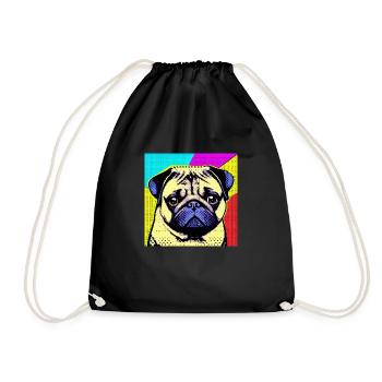 Carlin Pop Art - Sac de sport léger - noir - Devant