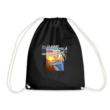 Cerf-volant downwinder - Sac de sport léger - noir - Devant