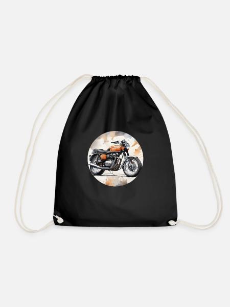 Vintage Heaven - Drawstring Bag - black