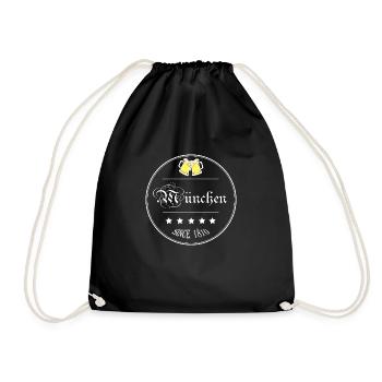 Fête dela bière Munich Septembre Octobre Allemagne - Sac de sport léger - noir - Devant