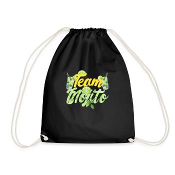 Team Mojito - Turnbeutel - Schwarz - Vorne